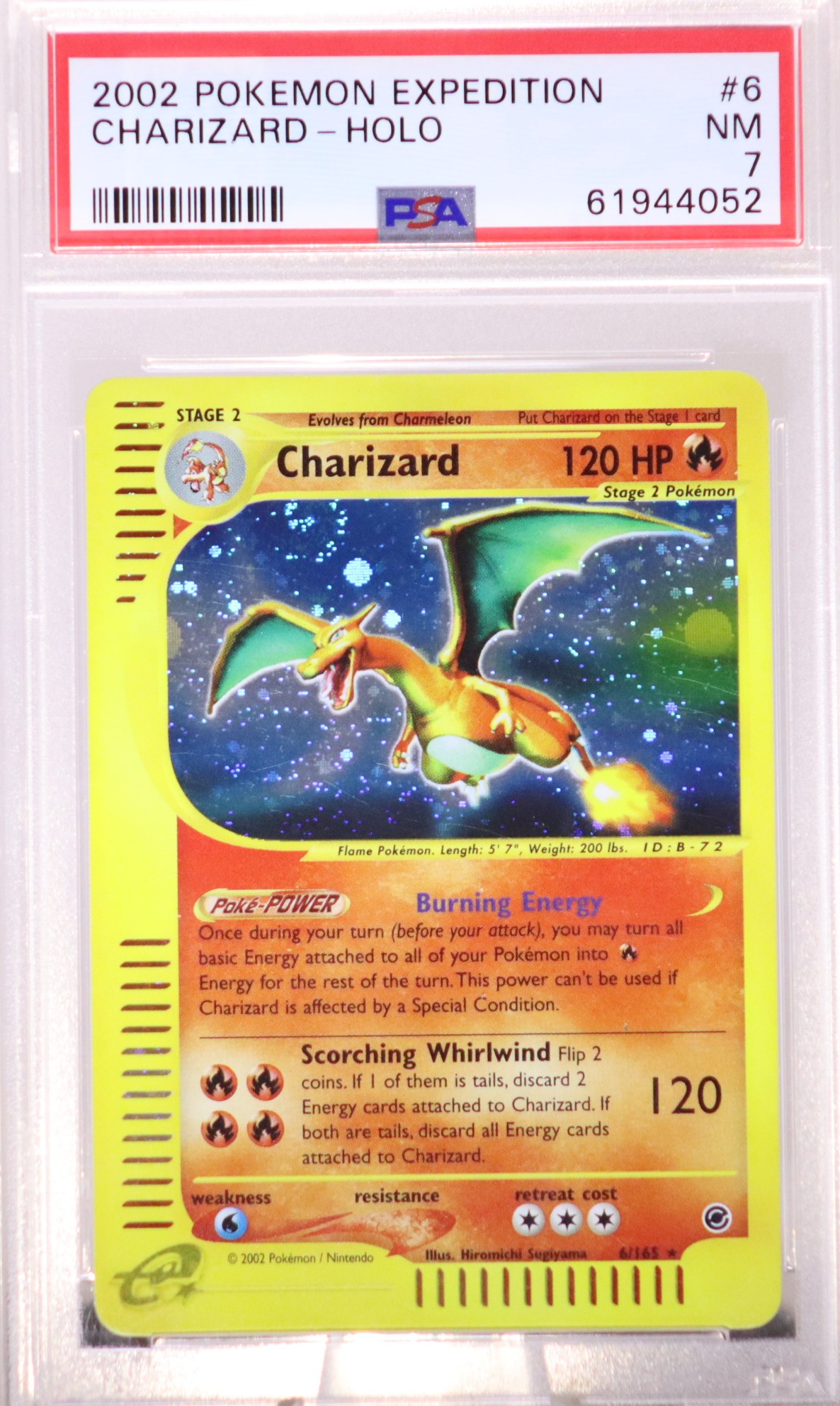 PSA 7 - Charizard - Expedition Base Set 6/165 🇬🇧