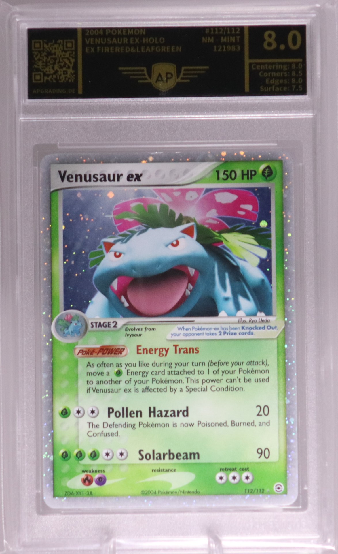 AP 8 - Venusaur ex - EX FireRed & LeafGreen 112/112 🇬🇧